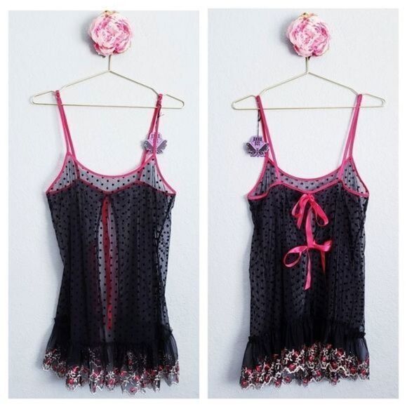 Anna‎ Sui X Victorias Secret Embroidered Babydoll - Picture 1 of 7